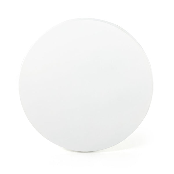 Basil Outdoor Round Coffee Table Matte White 48"