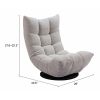 Down Go Swivel Chair Ash Gray