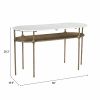 Bild Console Table White & Brass