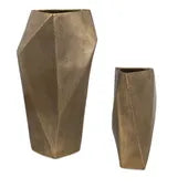 GeoForm Indoor-Outdoor Vases, S/2