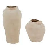 Shadow Play Indoor-Outdoor Vases, S/2