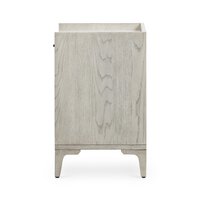 Viggo Nightstand Vintage  Oak White Marble
