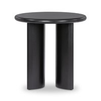 Paden End Table Aged Black Acasia