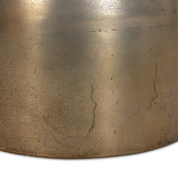 Corbett End Table Creamy Taupe Marble