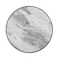 Corbett End Table Creamy Taupe Marble