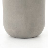 Ivan Round End Table Grey Concrete