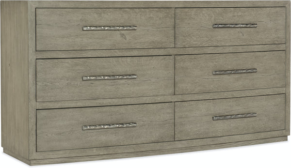 Chimney Gap Six Drawer Dresser