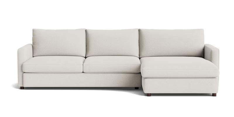 Allure Chaise Right Sectional Alabaster