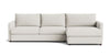 Allure Chaise Right Sectional Alabaster