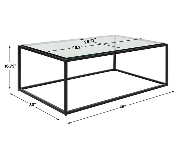 BRAVURA COFFEE TABLE, BLACK