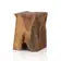 Teak Square Stool Aged Natural Teak