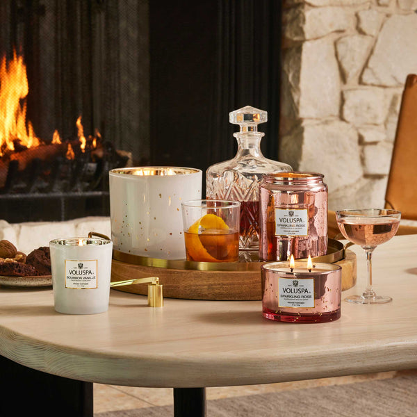 Sparkling Rose Candle