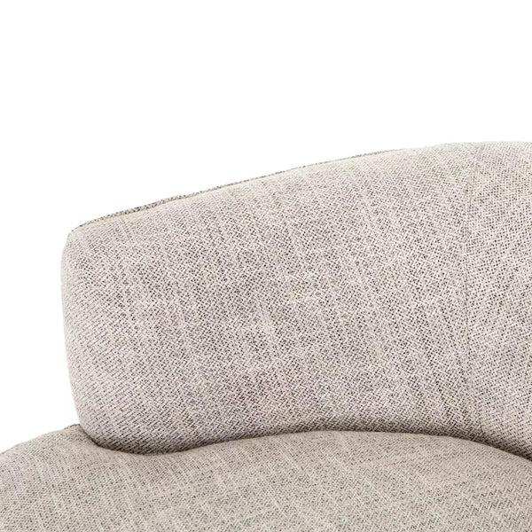 Mila Swivel Chair - Brazos Dove