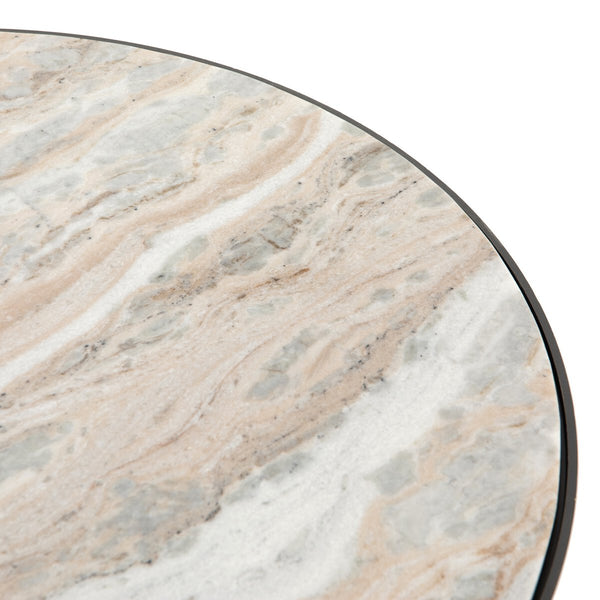 Corbett Coffee Table-Creamy Taupe Marble