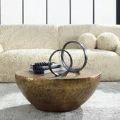 Gilded Dome Coffee Table