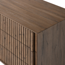 Leo Nightstand Rustic Grey