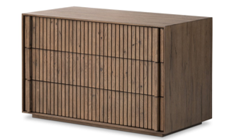 Leo Nightstand Rustic Grey