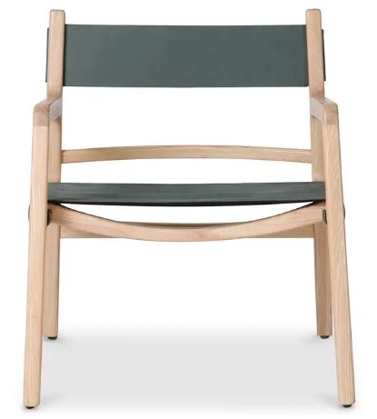 Kolding Chair Seagrass Green Leather