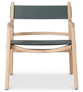 Kolding Chair Seagrass Green Leather