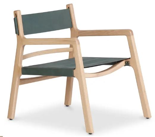 Kolding Chair Seagrass Green Leather