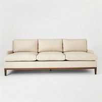 Laguna Sofa Natural Wood Muslin