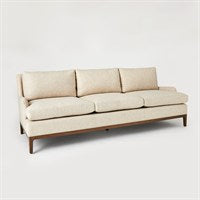 Laguna Sofa Natural Wood Muslin