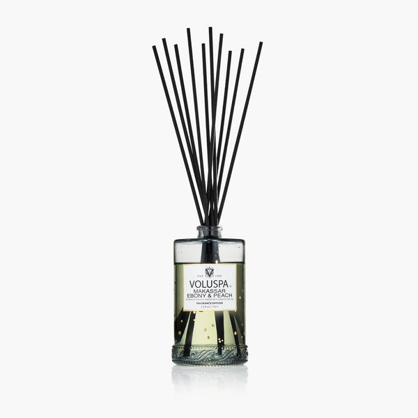 Makassar Ebony & Peach Reed Diffuser