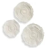 Ocean Gems Indoor-Outdoor Wall Decor, Natural, S/3