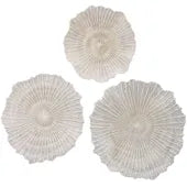 Ocean Gems Indoor-Outdoor Wall Decor, Natural, S/3