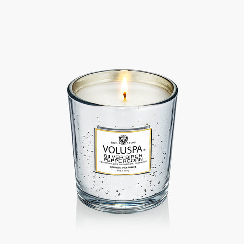 Silver Birch Peppercorn Classic Candle