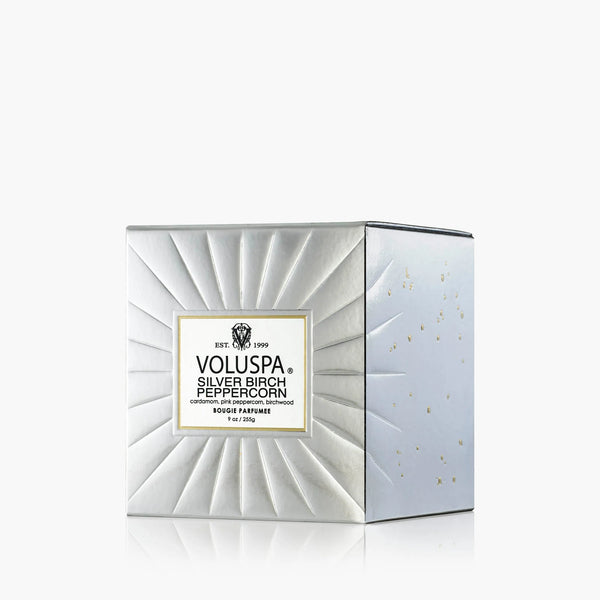 Silver Birch Peppercorn Classic Candle