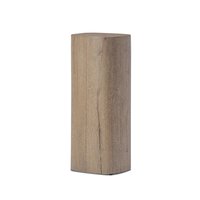 Tycho Pedestal Brown Oak Veneer Short