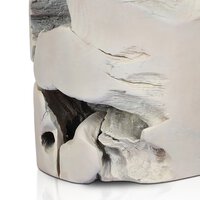 Teak Stool Ivory Teak Root