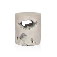 Teak Stool Ivory Teak Root