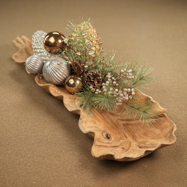 Needle Pine Tree with Glitter Branch