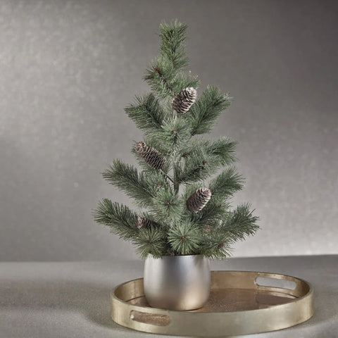 Fir Tree in Silver Pot 23.5