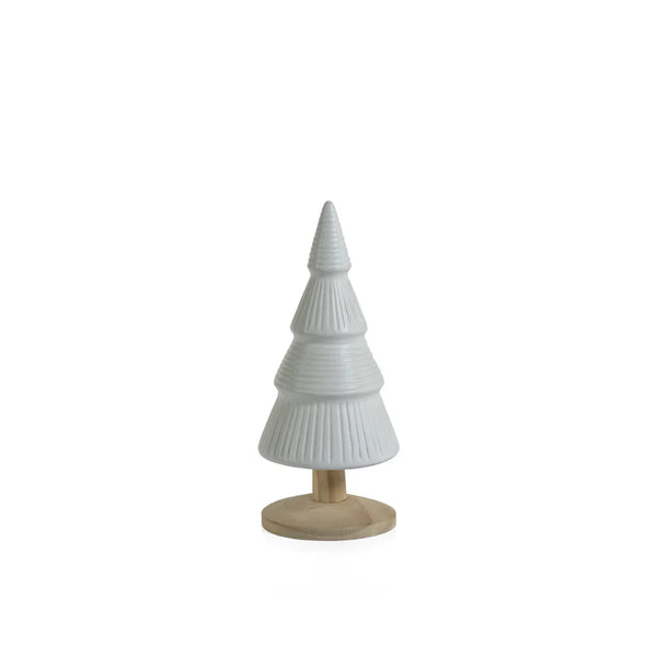 Alpine Ceramic Tree White 10.25 in