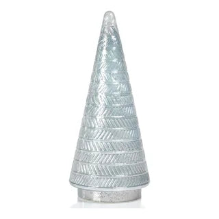 Led Tree 17" White Silver