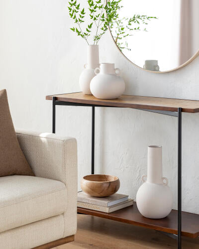 Acanceh Vase White Matte S/3