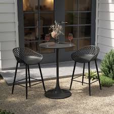 Piazza Counte Stool Black