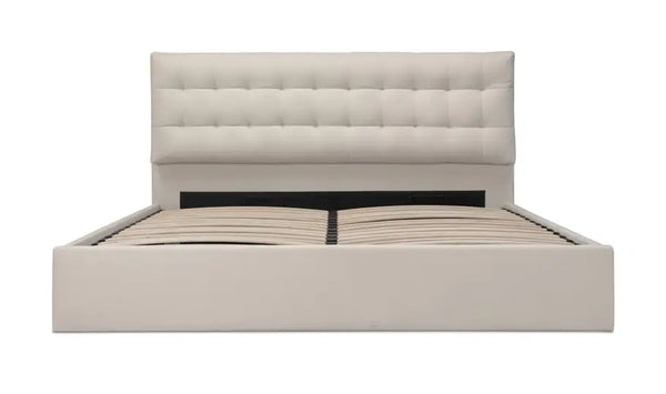 Sebastion King Storage Bed Cream