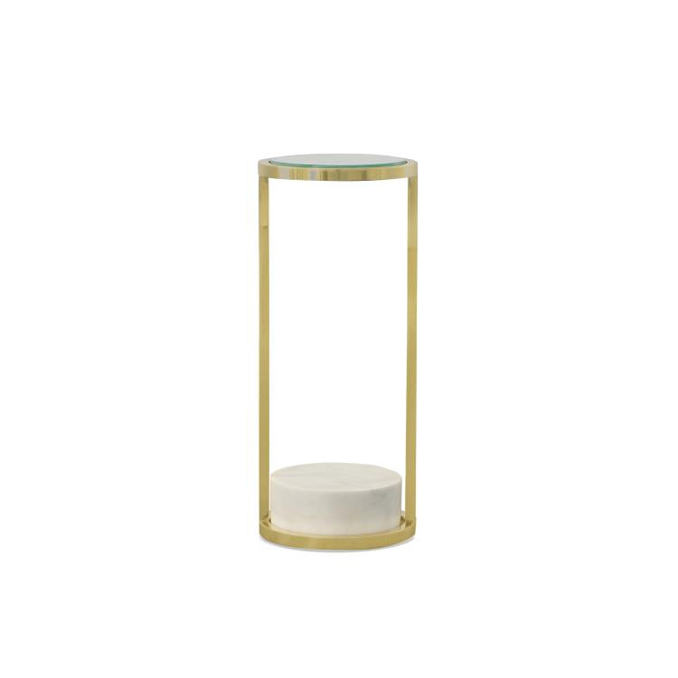 Vista Spot Table - Polished Brass