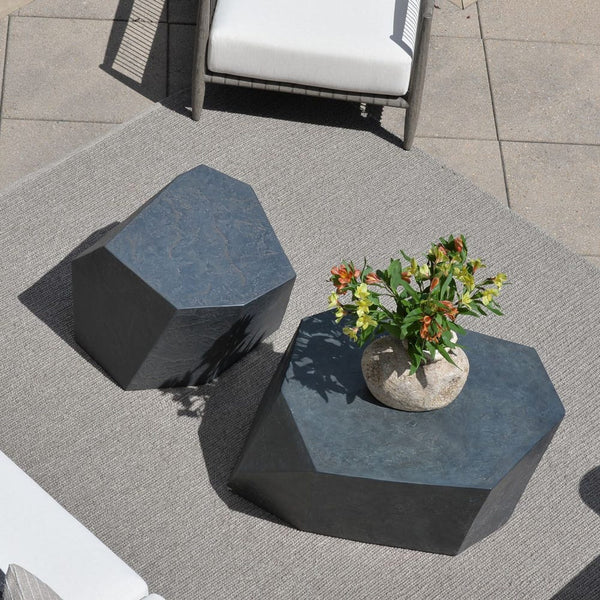Parra Indoor-Outdoor Side Table, Slate