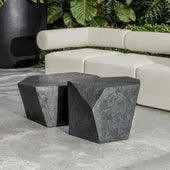 Parra Indoor-Outdoor Side Table, Slate