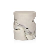 Teak Stool Ivory Teak Root