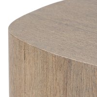Tycho Pedestal Brown Oak Veneer Tall