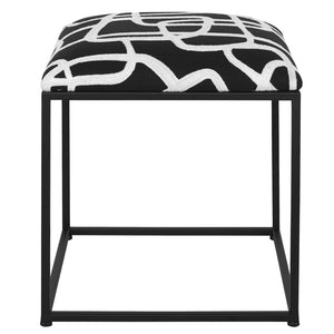 TWISTS AND TURNS ACCENT STOOL