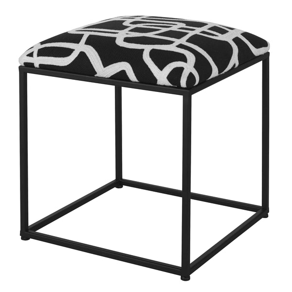 TWISTS AND TURNS ACCENT STOOL