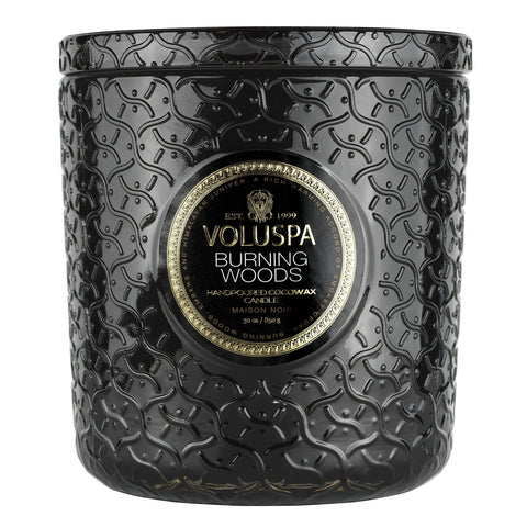 Burning Woods Luxe Candle 30 Oz