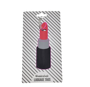Luggage Tag - Lipstick